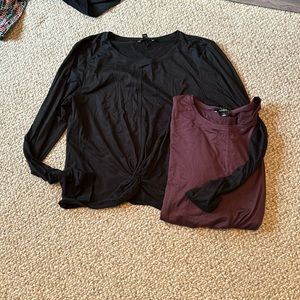 Two tops size lg never worn two for the price of one